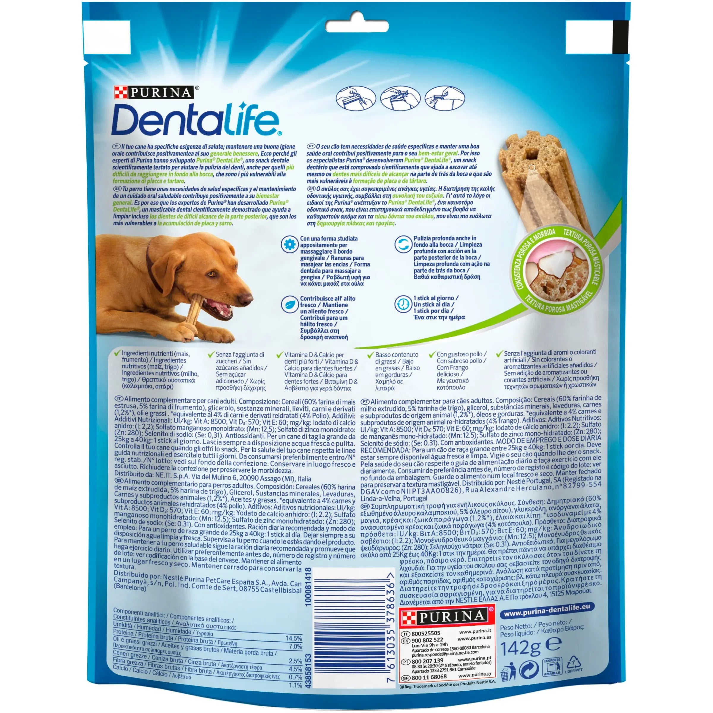 Dentalife Dog Large 4 Sticks al mejor precio -Todoanimal.es
