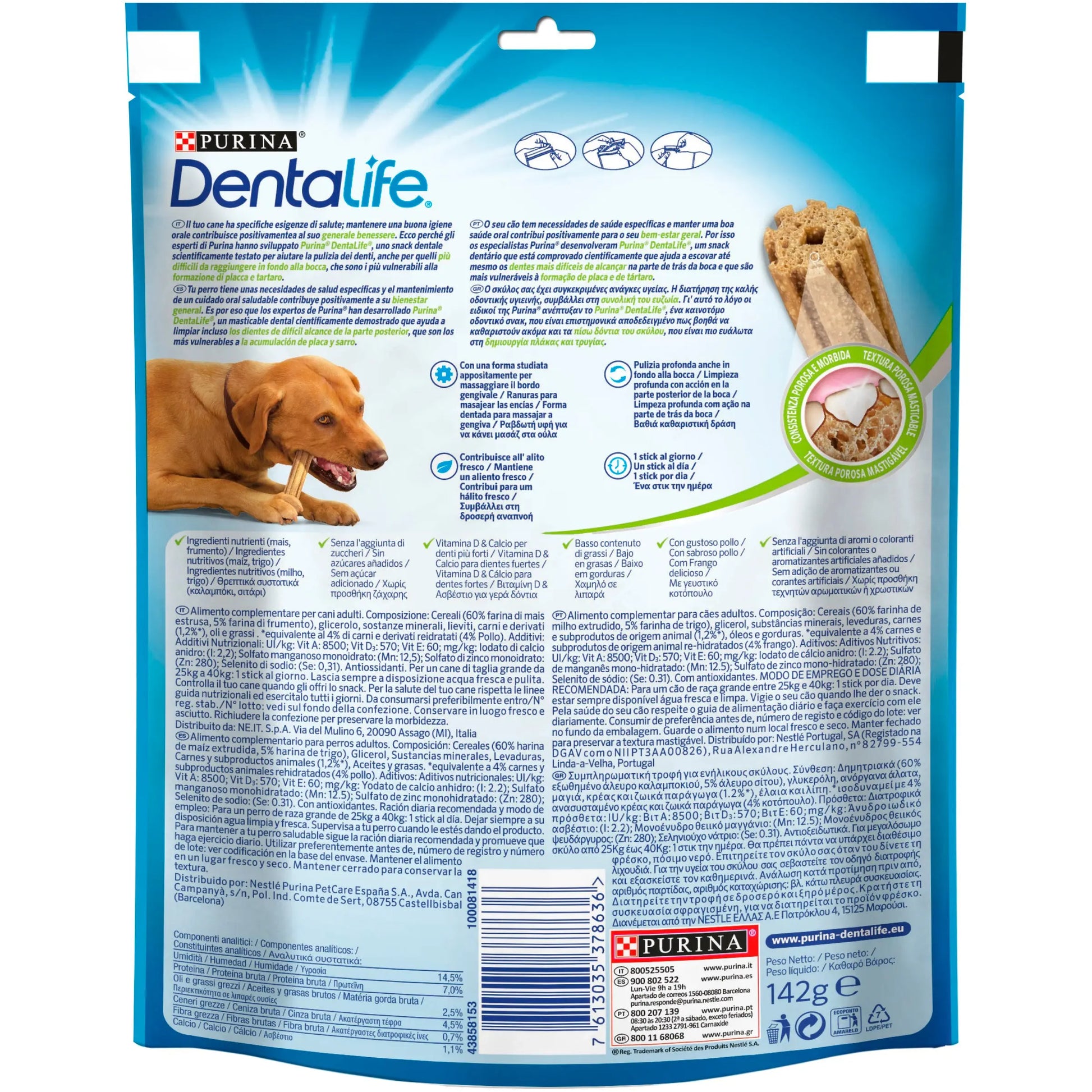 Dentalife Dog Large 4 Sticks al mejor precio -Todoanimal.es