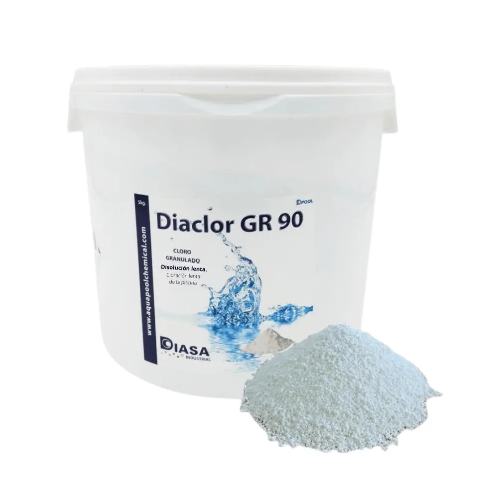 Diasa Cloro Granulado 5 kg Diaclor GR 90 Disolución Lenta al mejor precio -Todoanimal.es