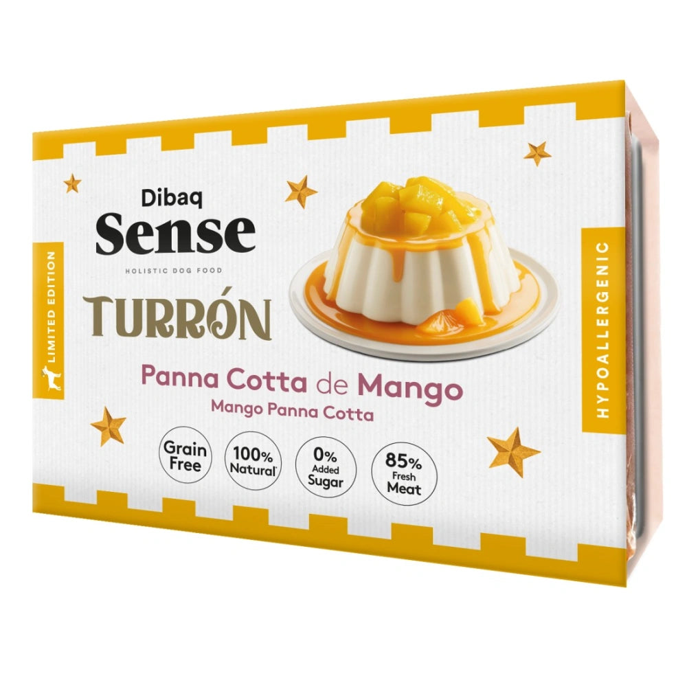 Dibaq Turrón Dog Sense Panna Cotta de Mango Snack Blando para Perros 185g al mejor precio -Todoanimal.es