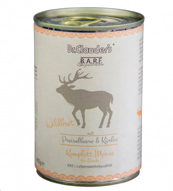 Dr.Clauder'S Barf Dog Complete Menu Caza 400G - Precios Más Baratos - Todoanimal