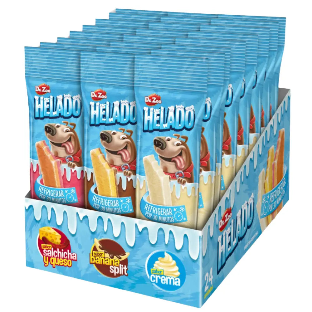 Dr.Zoo Snack Helado Salchicha y Queso 50 g al mejor precio -Todoanimal.es