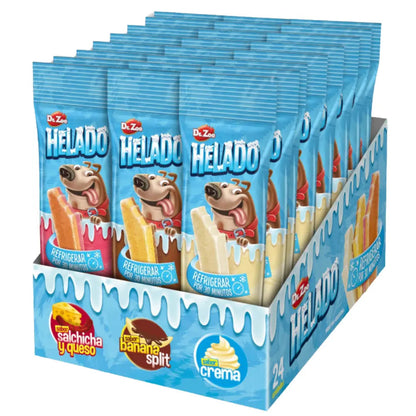 Dr.Zoo Snack Helado Salchicha y Queso 50 g al mejor precio -Todoanimal.es