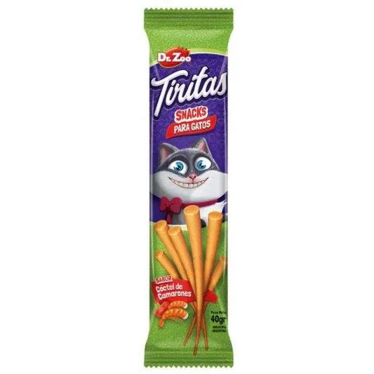 Dr.Zoo Tiritas Cóctel De Camarón 40Gr Gato