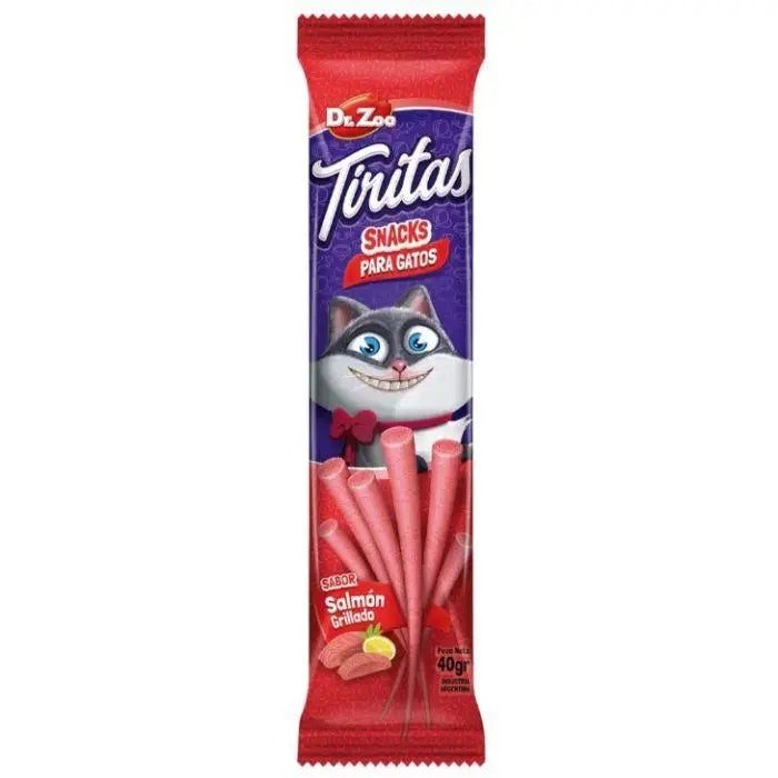 Dr.Zoo Tiritas Salmón Grillado 40Gr Gato - Precios Más Baratos - Todoanimal