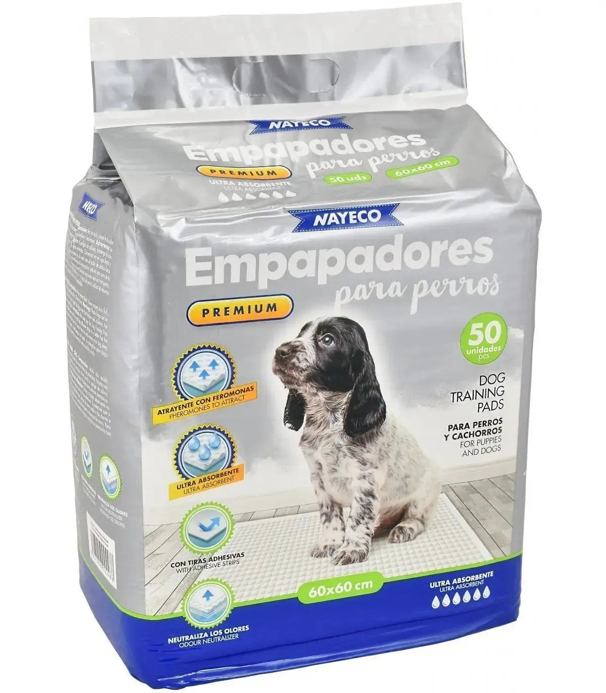 Empapadores Ultra Absorbentes Premium Nayeco con Feromonas 60x60 cm - 50 uds NAYECO, S.L.