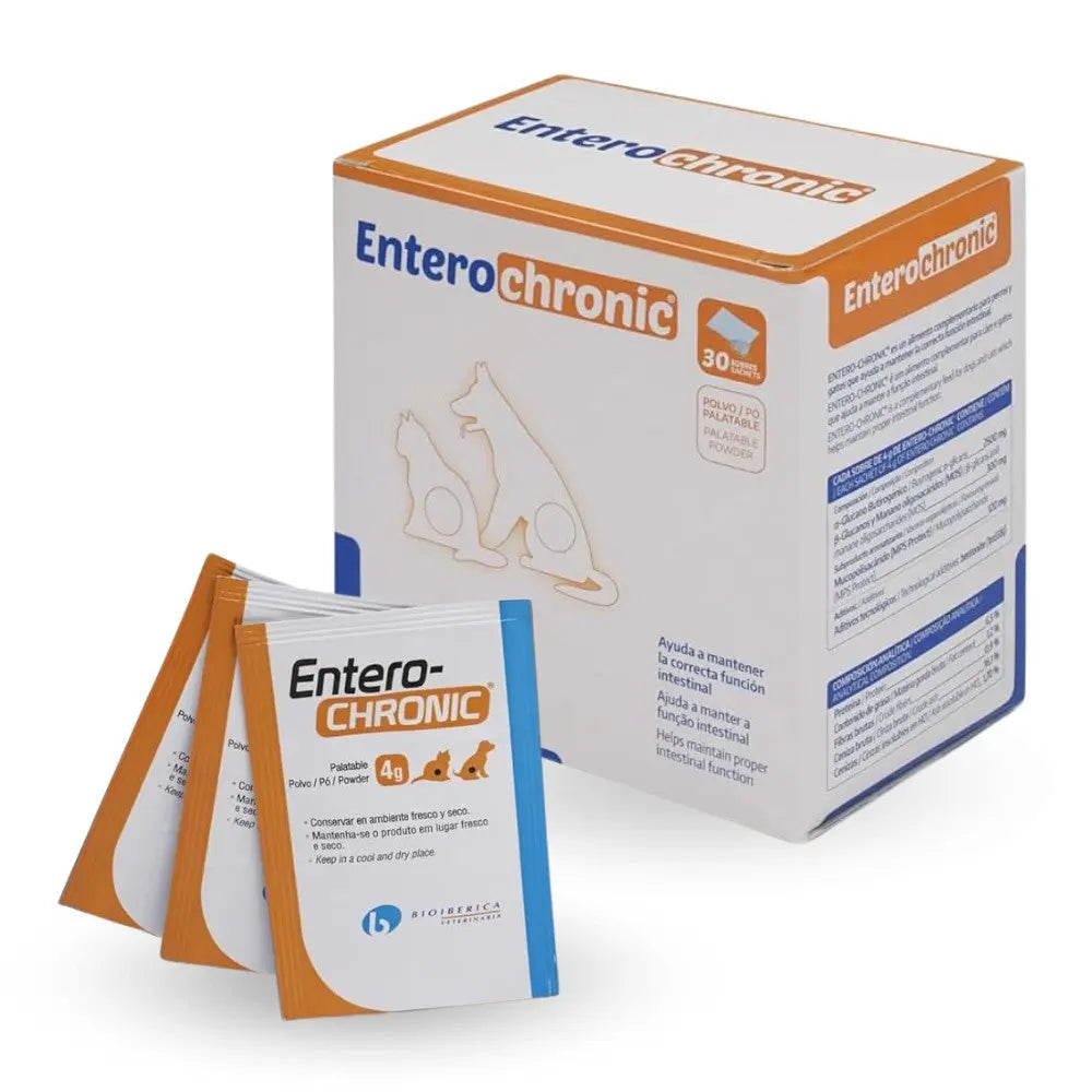 Entero-Chronic 30 Sobres(Digestivo) al mejor precio -Todoanimal.es
