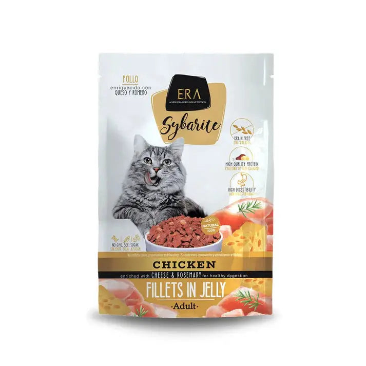 Era Sybarite Cat Adult Filetes Pollo 85G Sobre ERA