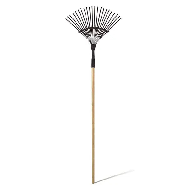 Escoba Jardin Metalica 22 Puas Mango Madera - Precios Más Baratos - Todoanimal
