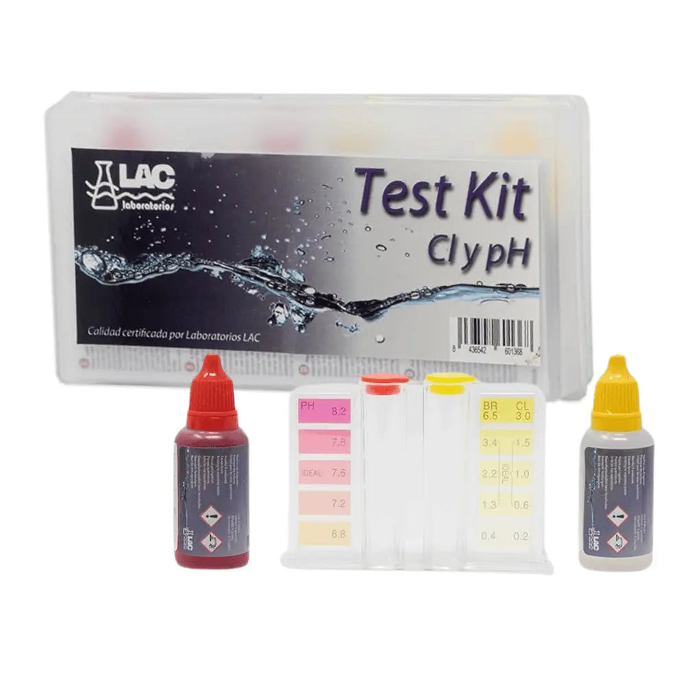 Estuche Analizador Kit Cloro y Ph Piscinas al mejor precio -Todoanimal.es