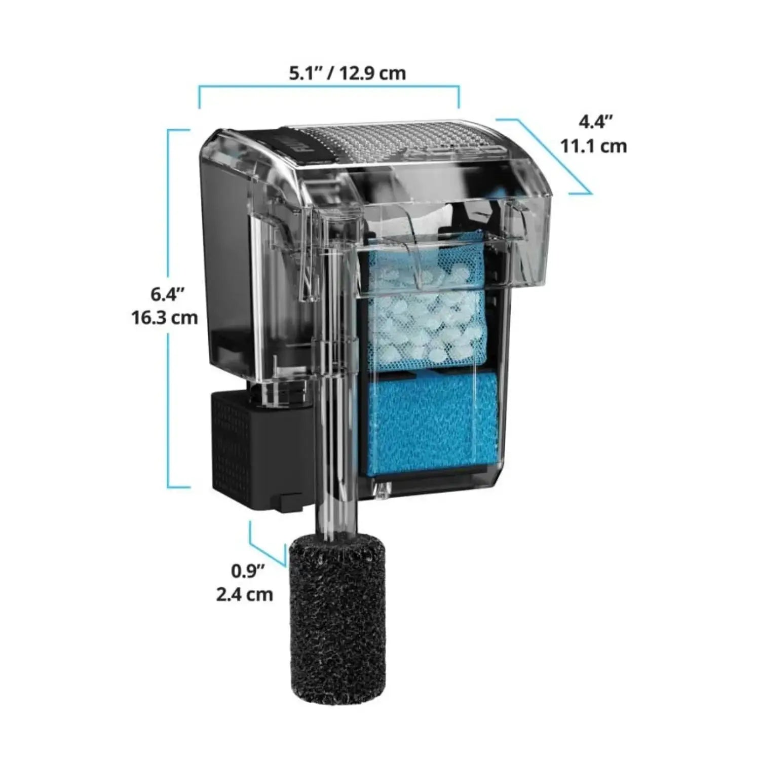 FILTRO MOCHILA FLUVAL AQUACLEAR AC20  (acuarios hasta 78 L.) ROLF C HAGEN ESPAÑA, S.A.