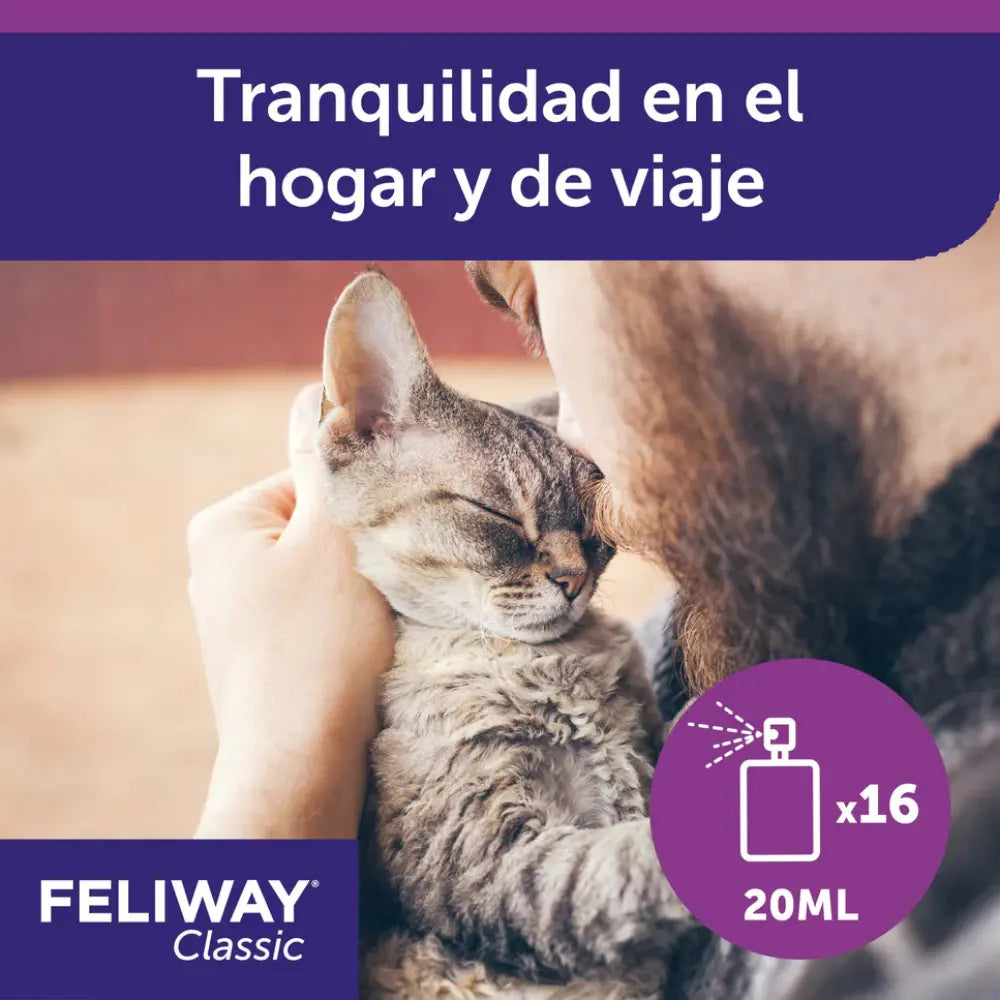 Feliway Classic Spray 20 ml al mejor precio -Todoanimal.es
