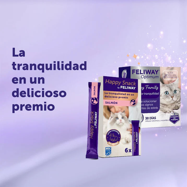 Feliway Happy Snacks Relajantes para Gatos Pollo al mejor precio -Todoanimal.es