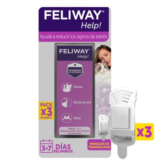 Feliway Help Recambio Pack-3 al mejor precio -Todoanimal.es