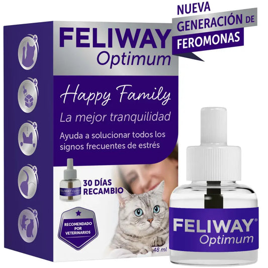 Feliway Optimum Recambio 48 ml al mejor precio -Todoanimal.es