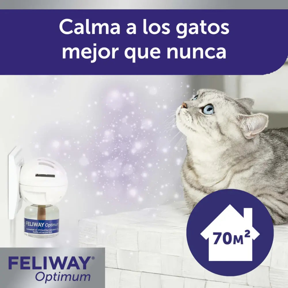 Feliway Optimum Recambio 48 ml al mejor precio -Todoanimal.es
