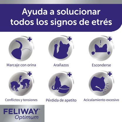 Feliway Optimum Recambio 48 ml al mejor precio -Todoanimal.es
