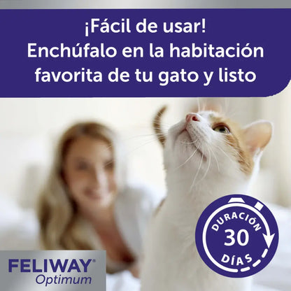 Feliway Optimum Recambio 48 ml al mejor precio -Todoanimal.es
