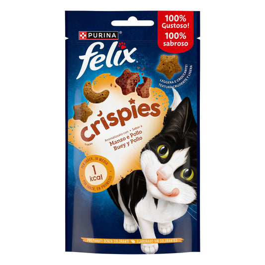 Felix Crispies Buey y Pollo 45 g al mejor precio -Todoanimal.es