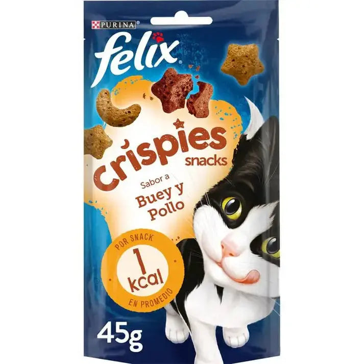 Felix Crispies Buey&Pollo 45G Todoanimal.es