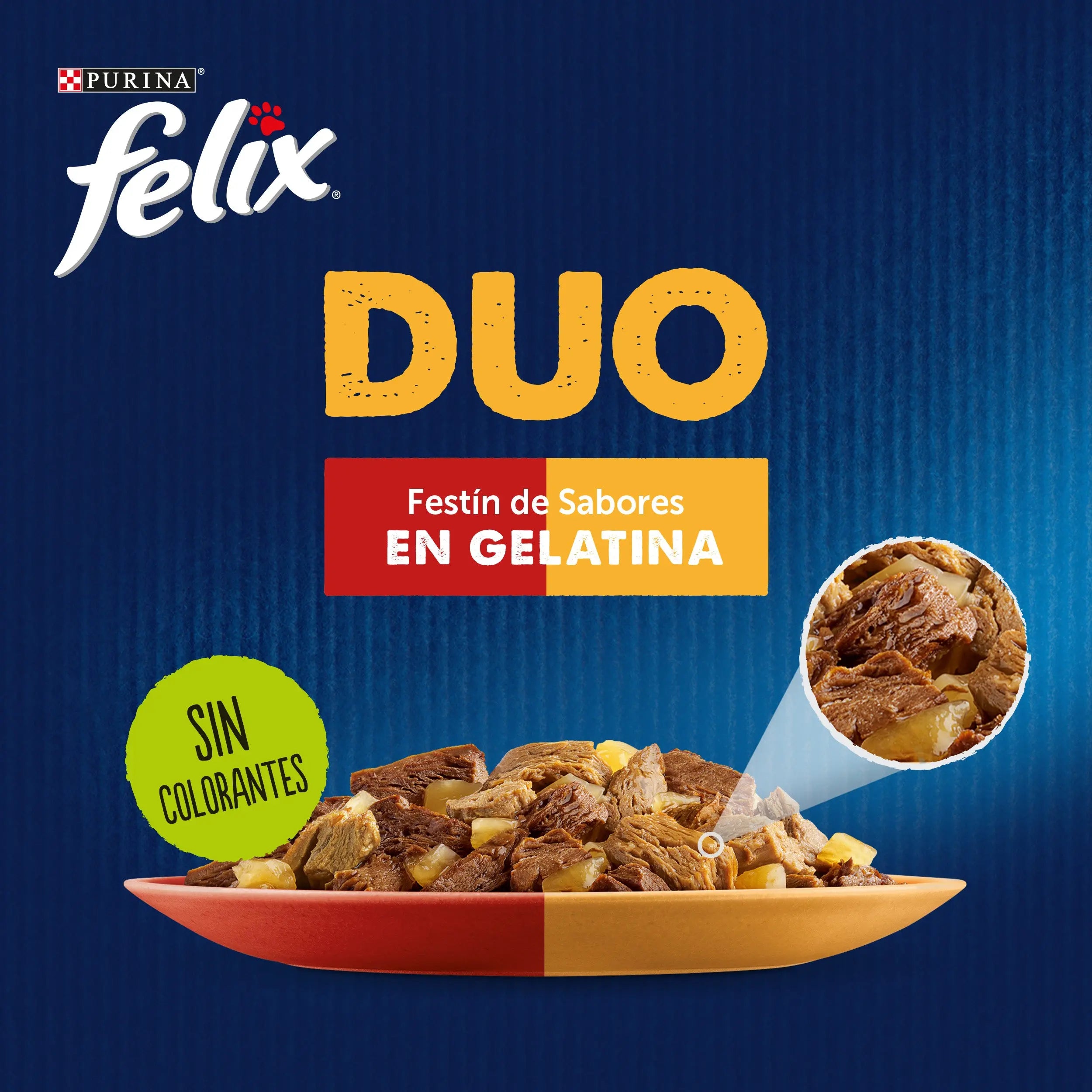 Felix Duo Carnes En Gelatina Pack 12X85 g al mejor precio -Todoanimal.es
