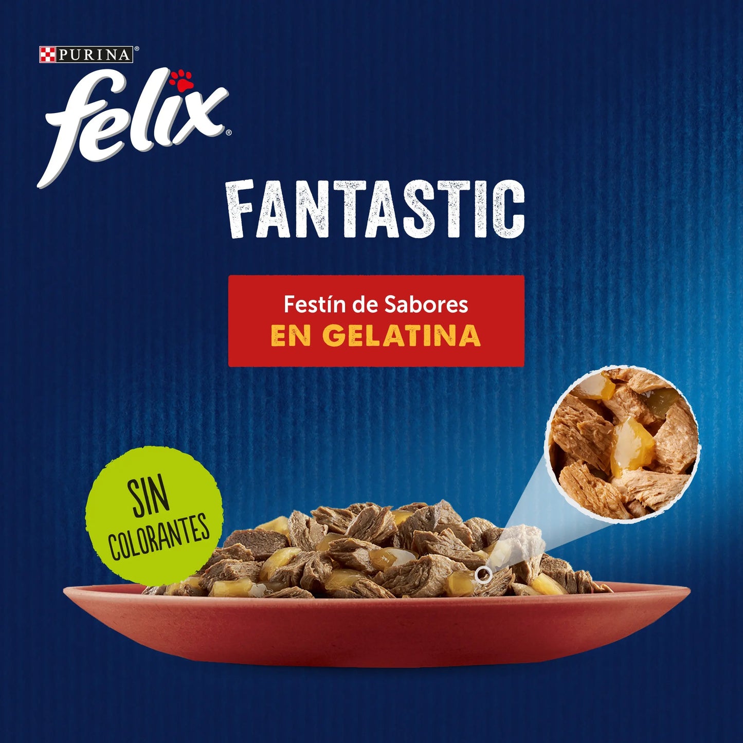 Felix Fantastic Carnes Gelatina Pack 12X85 g al mejor precio -Todoanimal.es