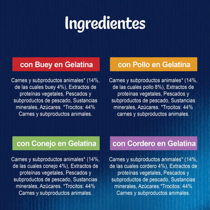 Felix Fantastic Carnes Gelatina Pack 12X85 g al mejor precio -Todoanimal.es