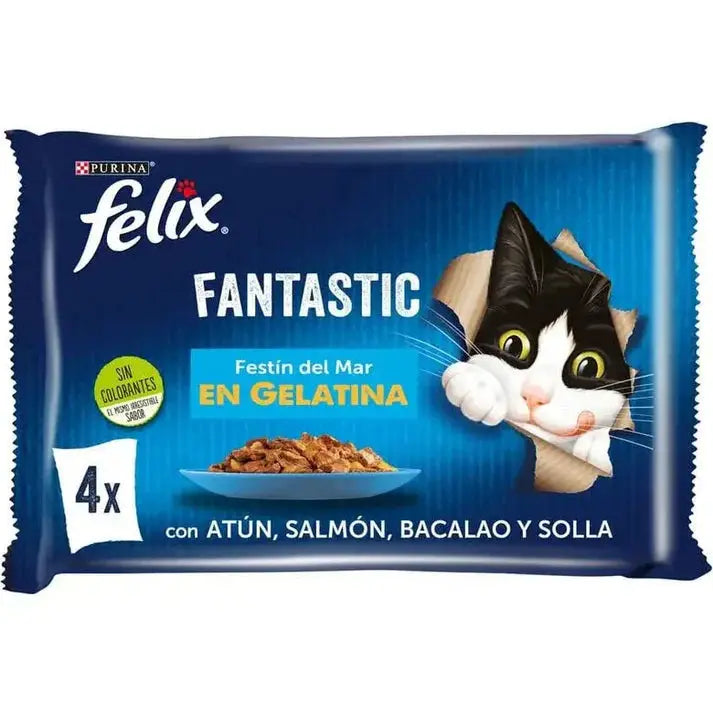 Felix Fantastic Festin Del Mar Pack 12X85G Todoanimal.es