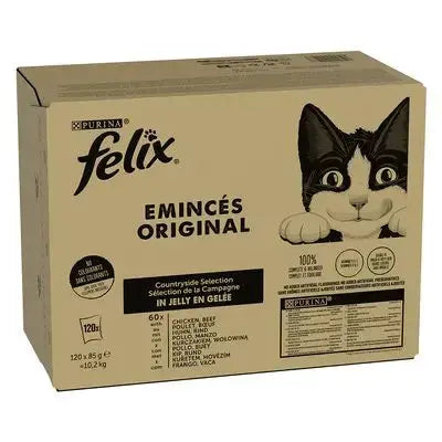 Felix Fantastic Selección Gelatina Carnes Pack 120X85G Todoanimal.es