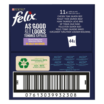 Felix Fantastic Selección de Sabores En Gelatina Pack 44X85 g al mejor precio -Todoanimal.es