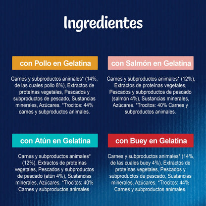 Felix Fantastic Surtido Gelatina Pack 12X85 g al mejor precio -Todoanimal.es
