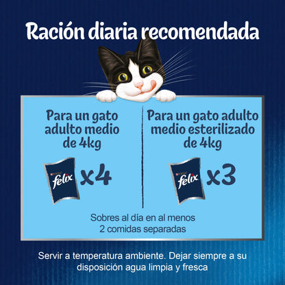 Felix Fantastic Surtido Verduras Pack 4X85 g al mejor precio -Todoanimal.es