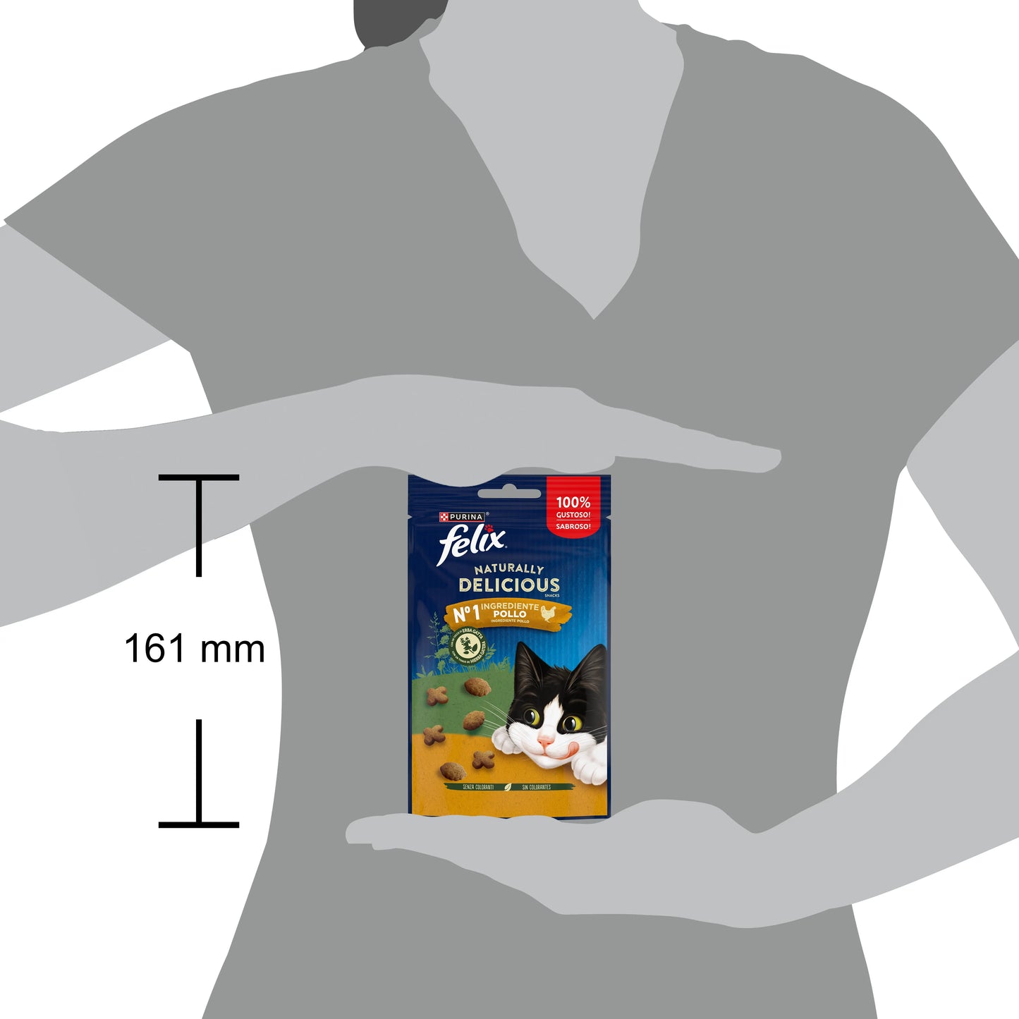 Felix Natural Delicious Pollo&Hierba Gatera 50 g al mejor precio -Todoanimal.es