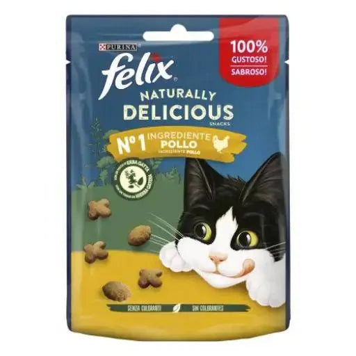 Felix Natural Delicious Pollo&Hierba Gatera 50G Todoanimal.es