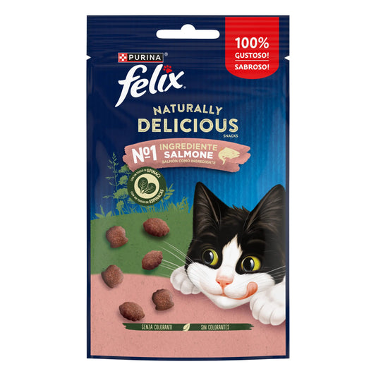 Felix Natural Delicious Salmón & Espinacas 50 g al mejor precio -Todoanimal.es