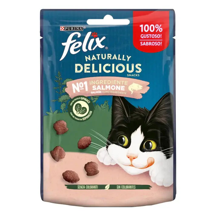 Felix Natural Delicious Salmón&Espinacas 50G Todoanimal.es