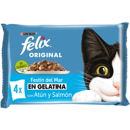 Felix Original Selección Pescados Pack 4x85 g al mejor precio -Todoanimal.es