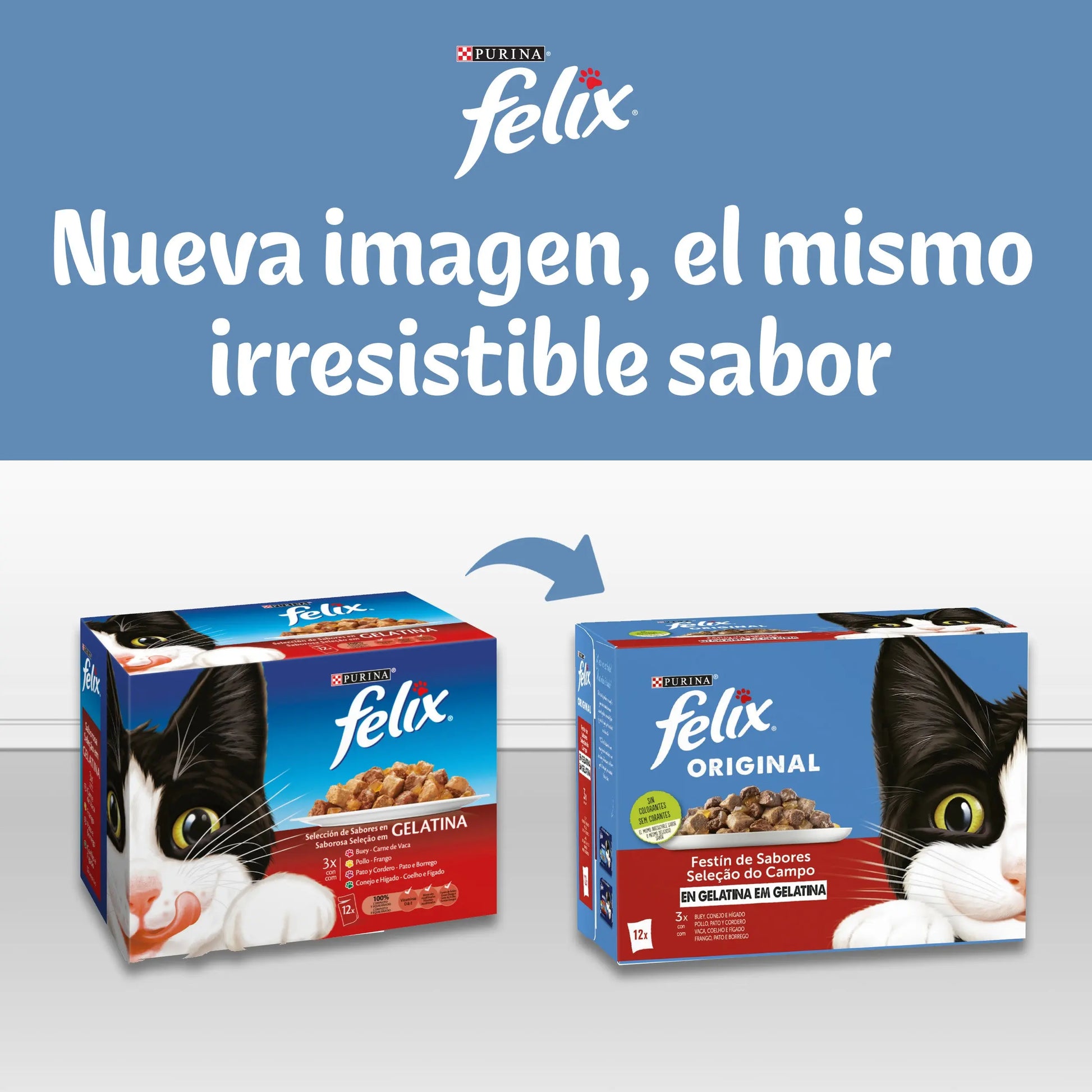 Felix Original Selección Pescados Pack 4x85 g al mejor precio -Todoanimal.es