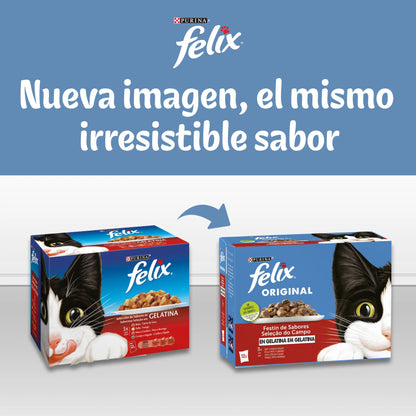 Felix Original Selección Pescados Pack 4x85 g al mejor precio -Todoanimal.es