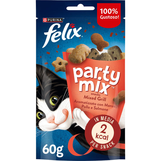 Felix Party Mix Mixed Grill 60 g al mejor precio -Todoanimal.es
