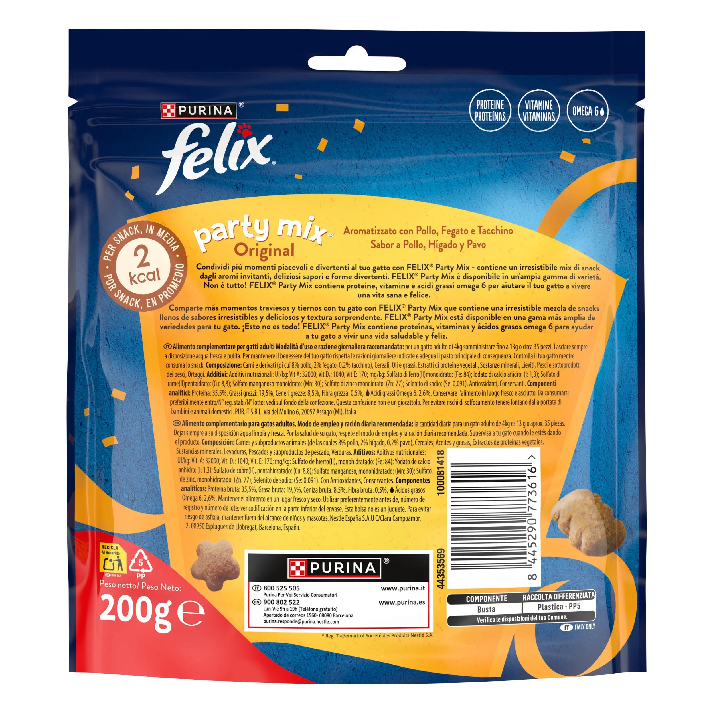 Felix Party Mix Original Mix 200 g al mejor precio -Todoanimal.es