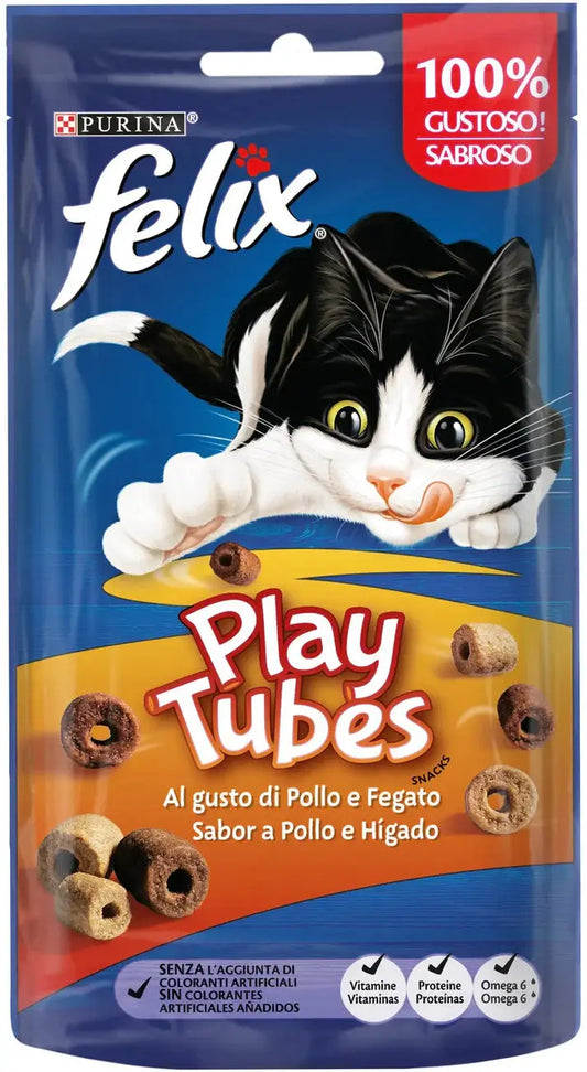 Felix Play Tubes Pollo&Hígado 50G Todoanimal.es