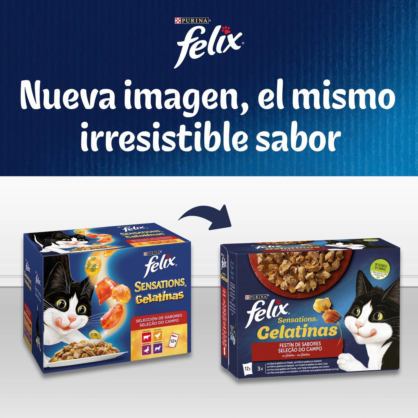 Felix Sensations Selección Pescado Pack 4X85 g al mejor precio -Todoanimal.es