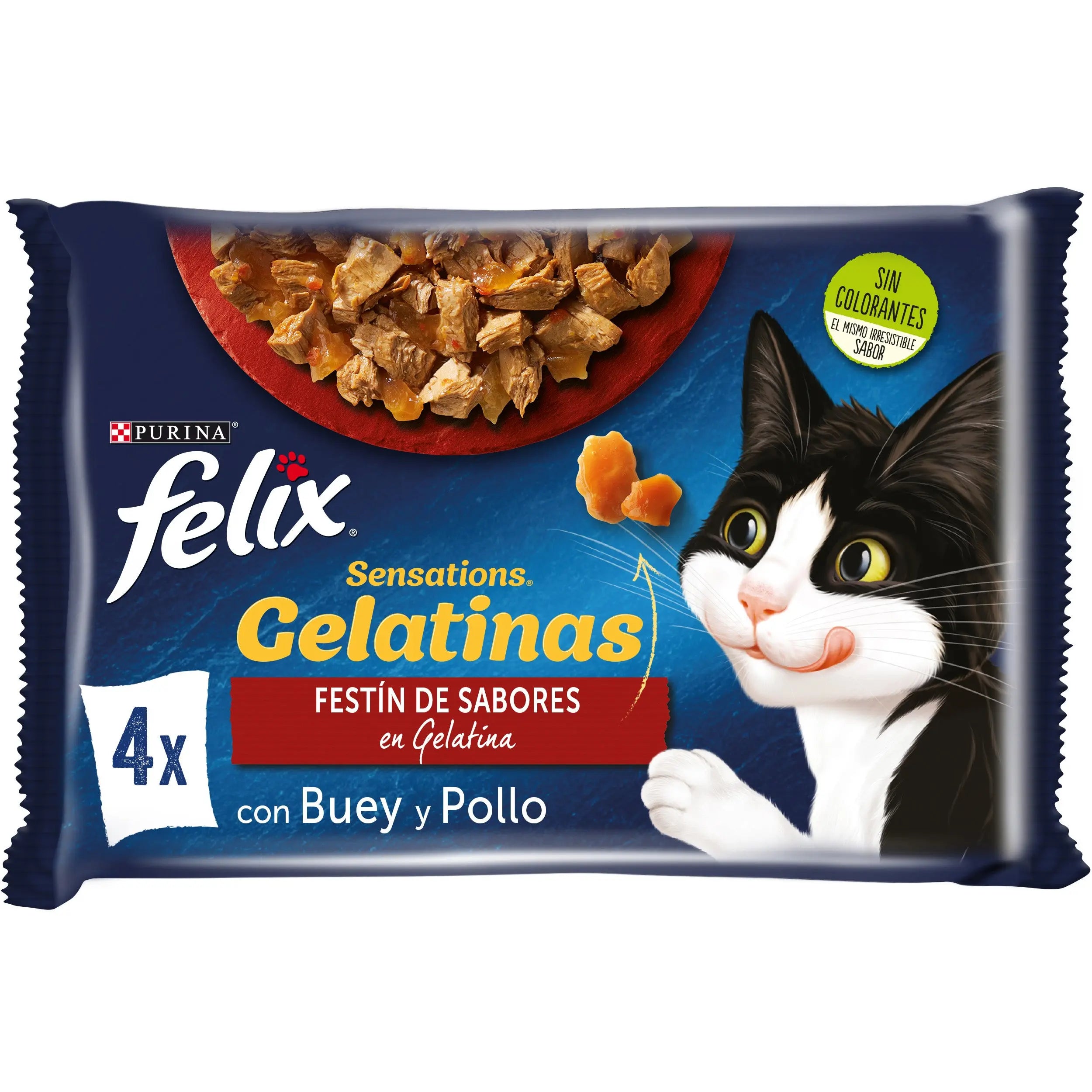 Felix Sensations Surtido Pack 4x85 g al mejor precio -Todoanimal.es