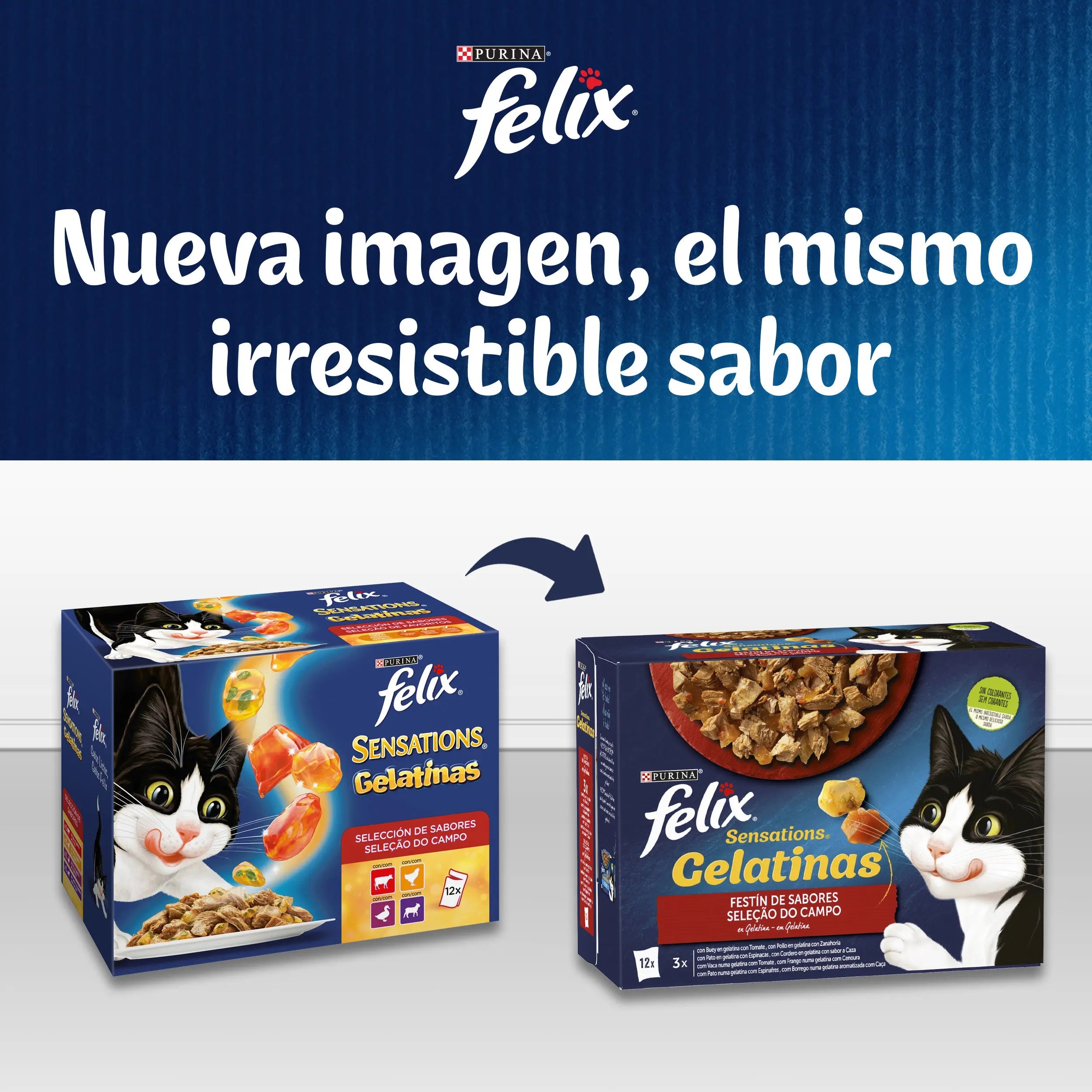 Felix Sensations Surtido Pack 4x85 g al mejor precio -Todoanimal.es