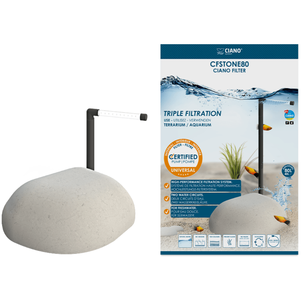 Filtro Ciano Cf Stone 80 al mejor precio -Todoanimal.es