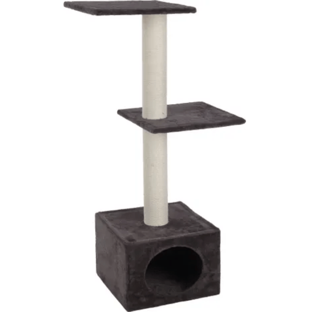 Flamingo Árbol Rascador Charmaine Gris para Gatos 34,5x48x99cm al mejor precio -Todoanimal.es