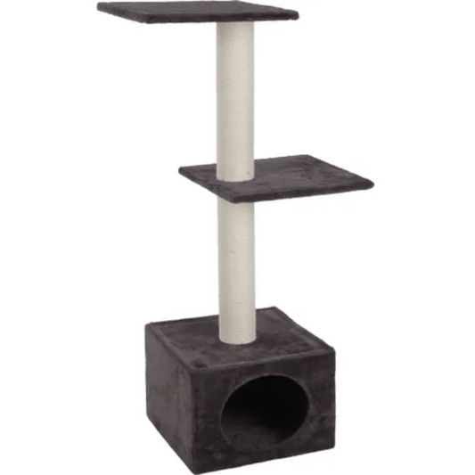 Flamingo Árbol Rascador Charmaine Gris para Gatos 34,5x48x99cm al mejor precio -Todoanimal.es