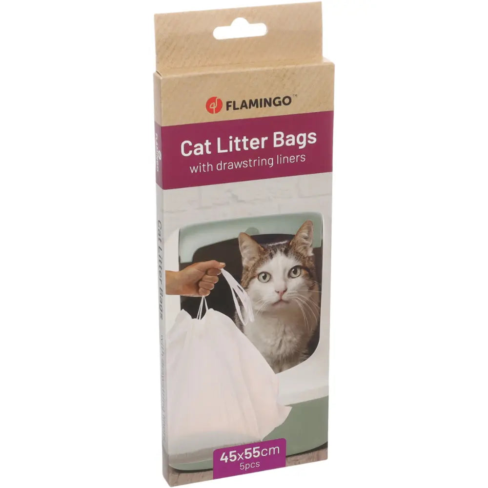 Flamingo Bolsa Limpieza Bandeja Gatos Jumbo 5Udes. al mejor precio -Todoanimal.es