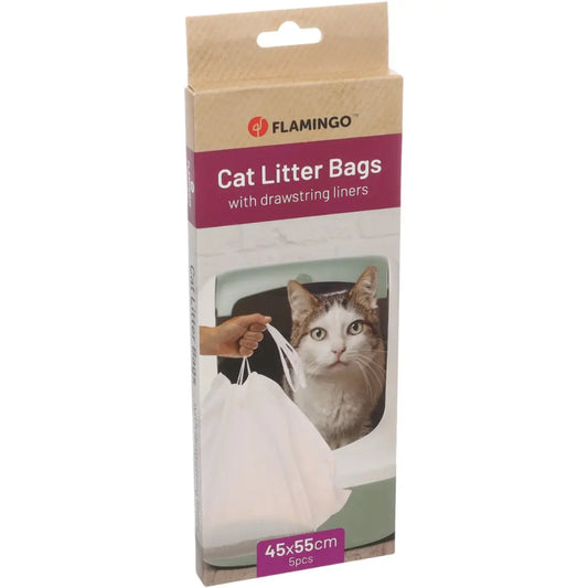 Flamingo Bolsa Limpieza Bandeja Gatos Jumbo 5Udes. al mejor precio -Todoanimal.es